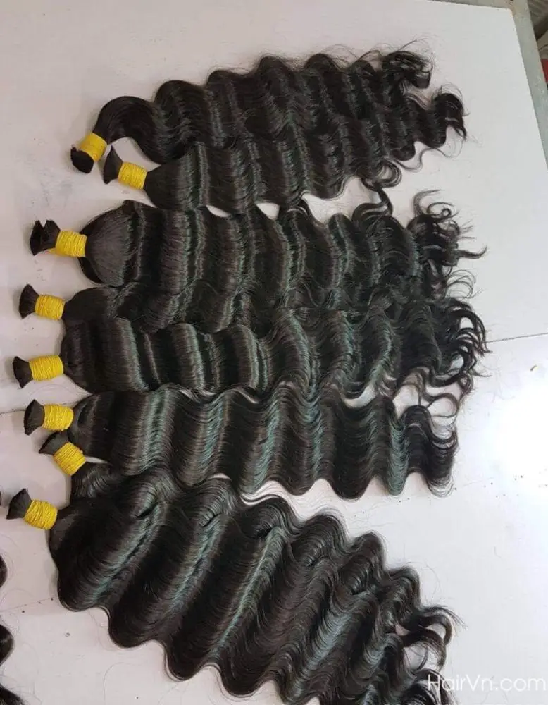 Single Donor Raw Hair Cuticle Aligned Indian Human Hair And Hair Extensions Very Thick Healthy Ends At Wholesale Factory Price