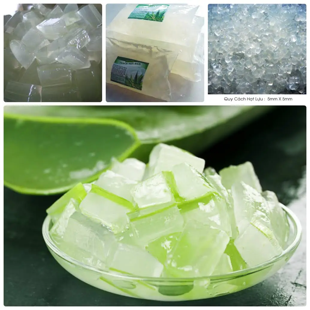BEST OFFER ALOE VERA DICE, ALOVERA PULP/ ORIGIN VIETNAM