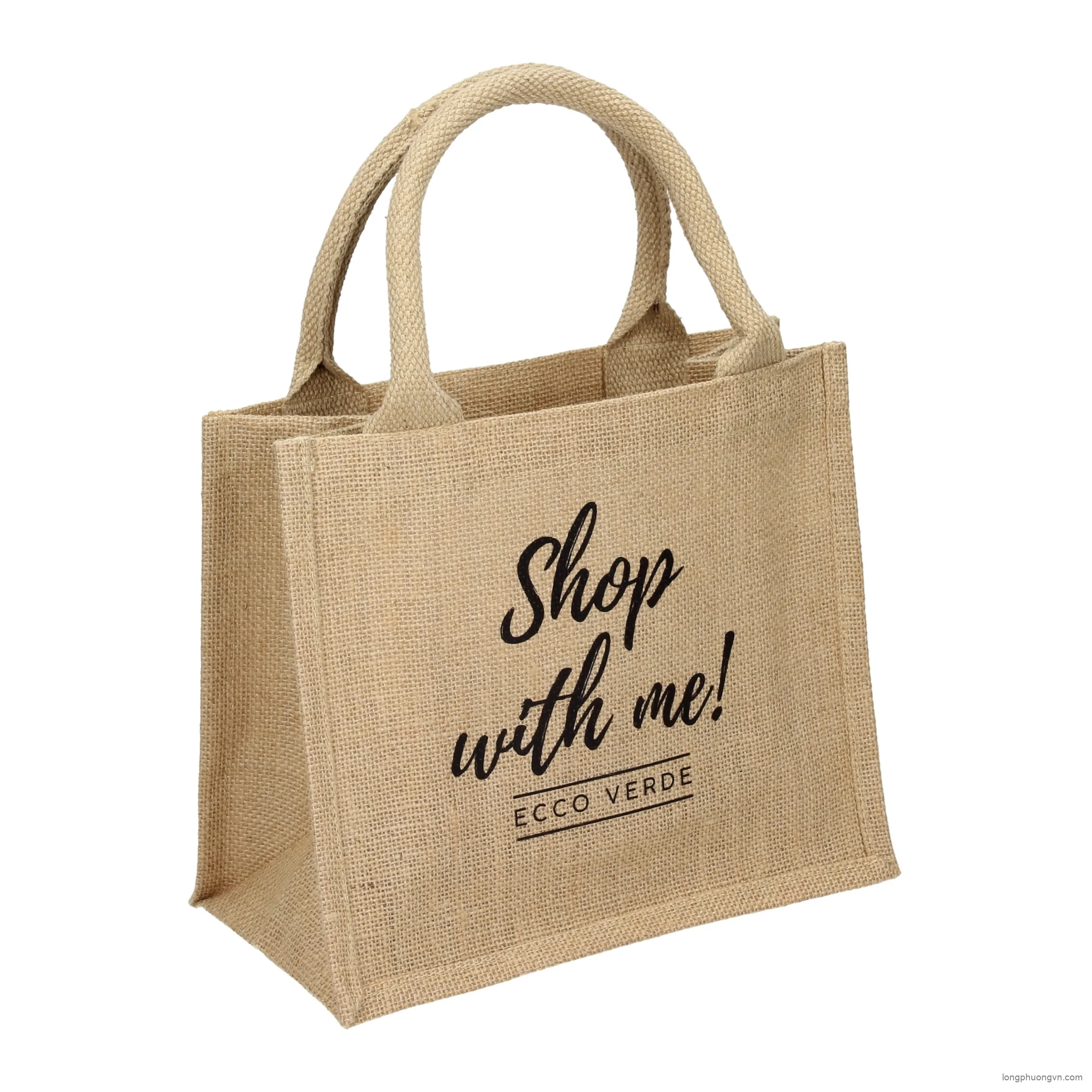 Джутовая сумка для вина с индивидуальным логотипом