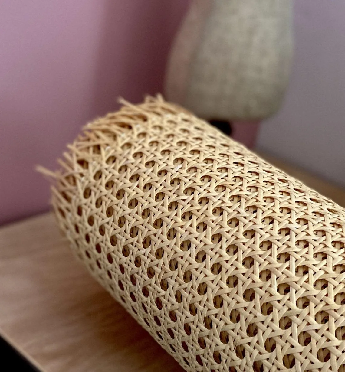 Open Structure Synthetic Rattan Cane Webbing Roll Top Quality Best Price for handicraft furniture from manufacturing companies