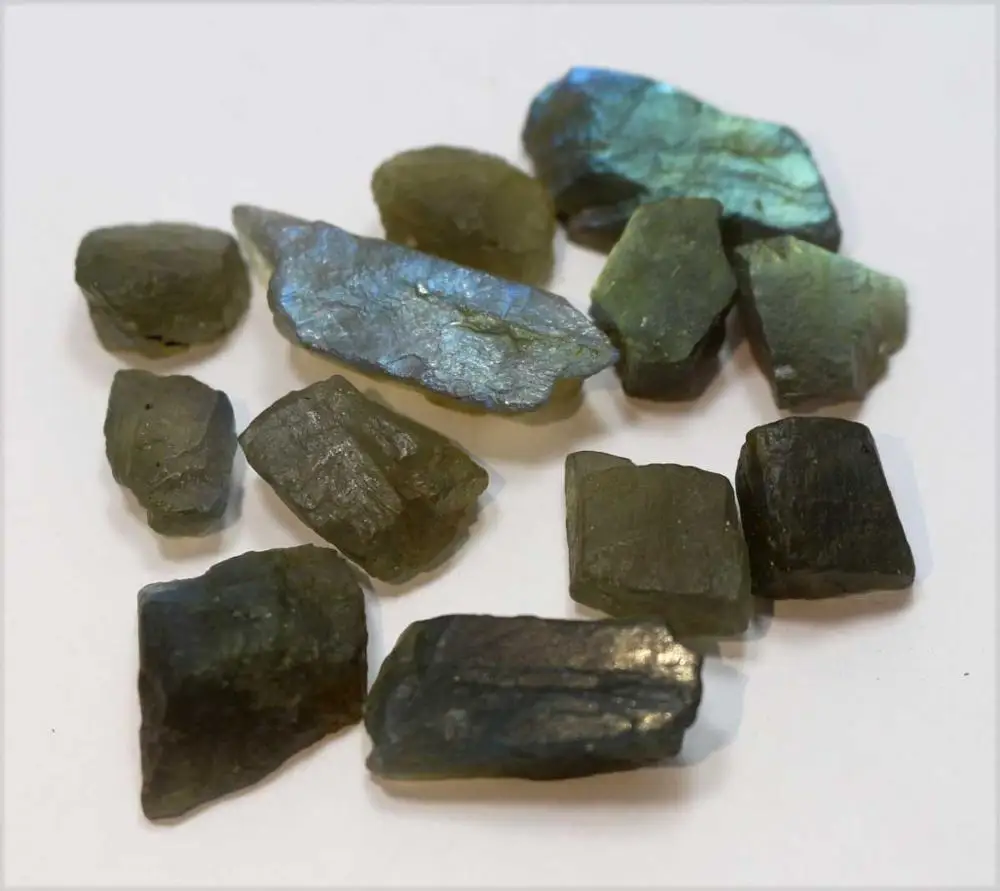 Natural Original Gray Labradorite Gemstone Rough Nuggets Factory Price Wholesale For Jewelry Making Healing Gemstone Rough