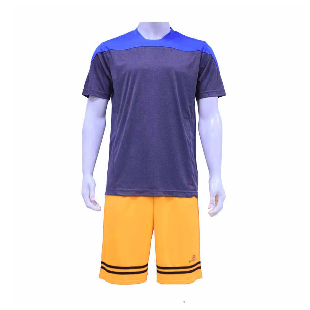 Grey Shirt And Black Shorts Design Tennis Uniform Manufacturing in Pakistan For Men
