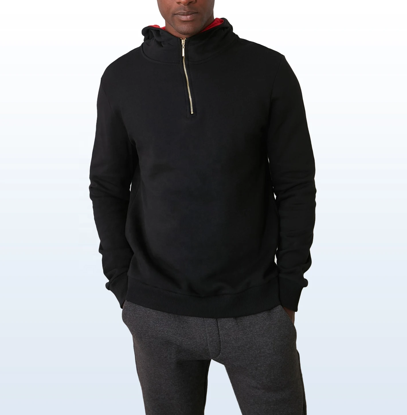 
OEM service custom men 100% cotton oversized autumn winter knitted new design fashionable custom made cheapest Hoodies Pullover 