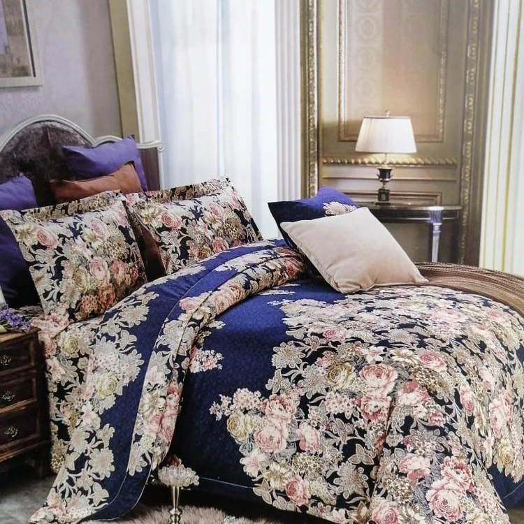 Набор простыней из 100% хлопка и сатина, роскошное постельное белье