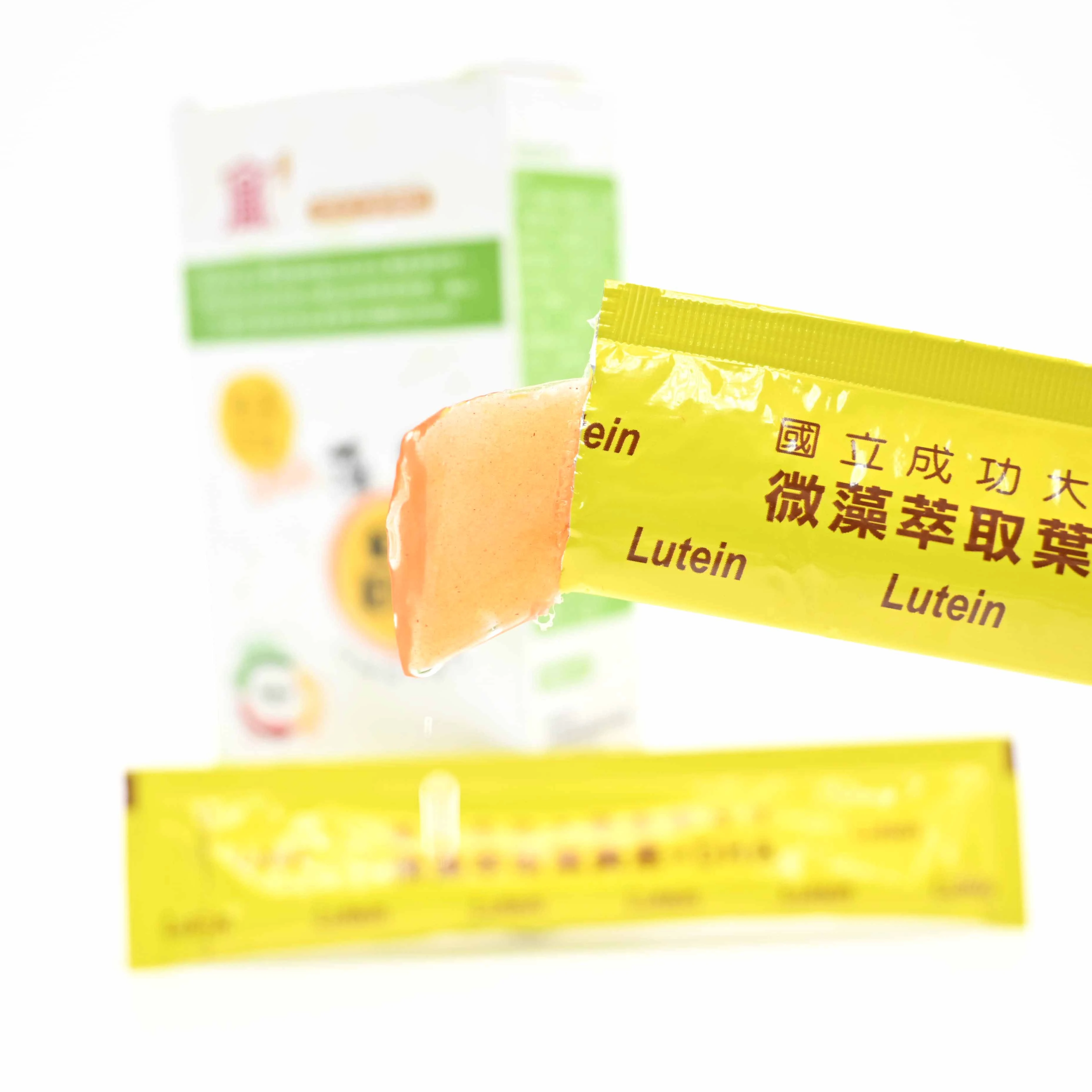 Microalgae Lutein DHA jelly style health and beauty products for adults and children