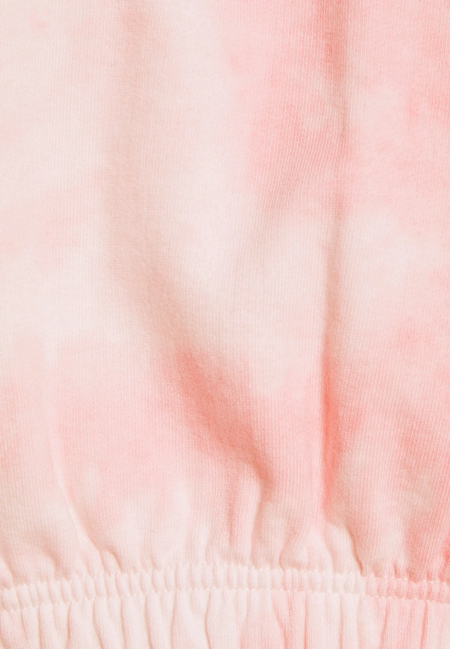 Exclusive Design Pink Tie Dye Crop Top Hoodie for Young College Girls Women Soft Durable Rope Drawstring Ladies Fleece Material