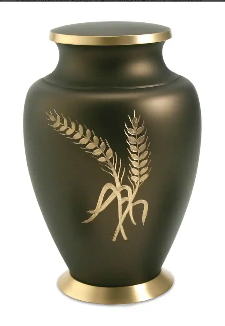 Cremation Memorial Metal Urns Burial Container Cremation  Memorial Container Jar Pot Metal Urns Burial Urns Large Size