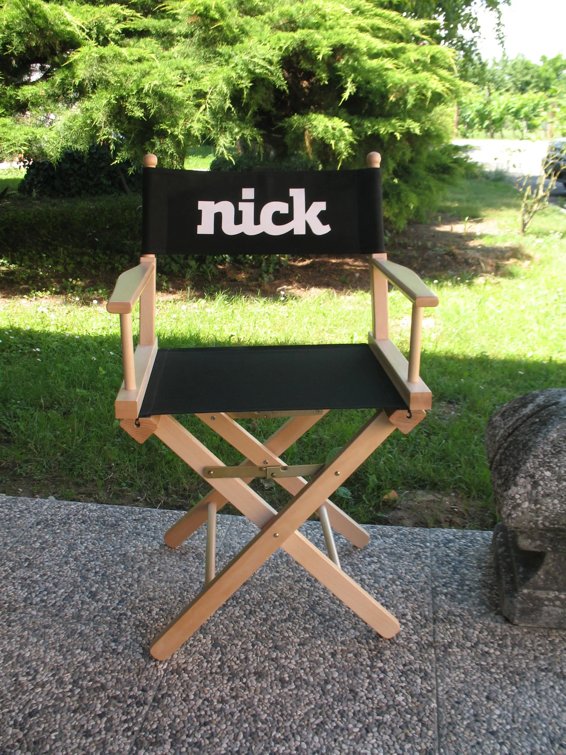 BLACK DIRECTOR P WOODEN FOLDING CHAIR SMART DESIGN TOP QUALITY ITALIAN STYLE COMFORT