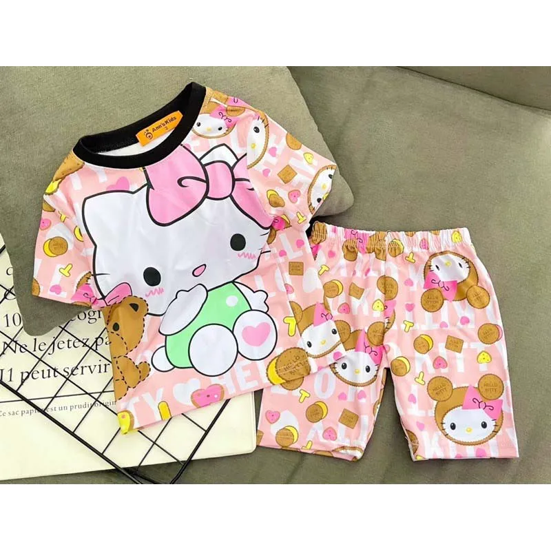 
Высококачественные комплекты одежды для девочек из полиэстера с 3D рисунком из мультфильма 