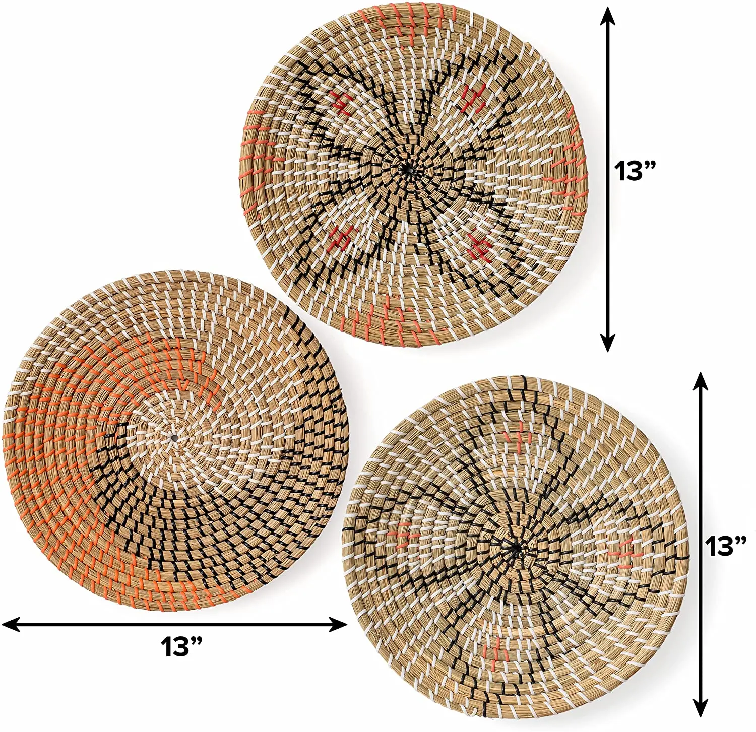 Best Seller  Decor Item Seagrass Wall trivet for decoration/Wall hanging basket made by Vietnamese Artistans