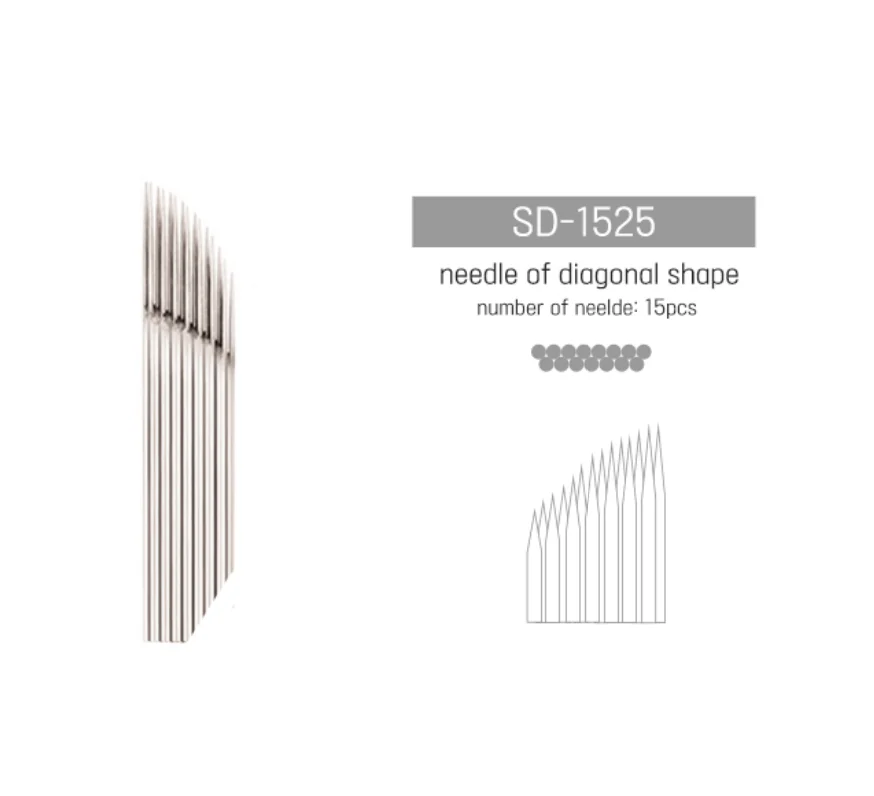 private label DR.DRAWING SN1525 Microblading Needle Eyebrow TATOO Needle Blade Sterilized  made in korea