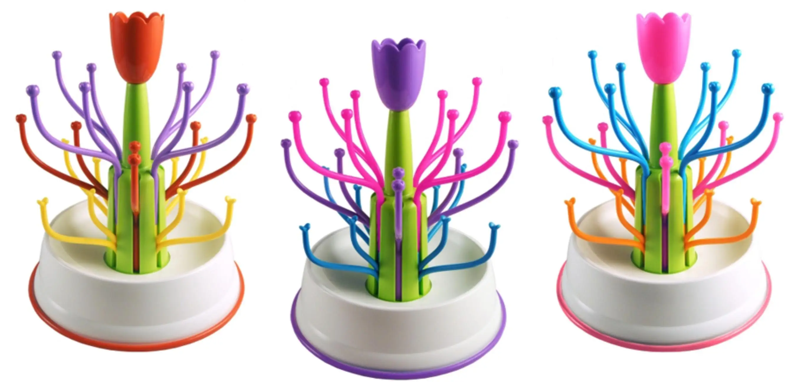 Baby Plastic Feeding Bottle Cup Drying Rack