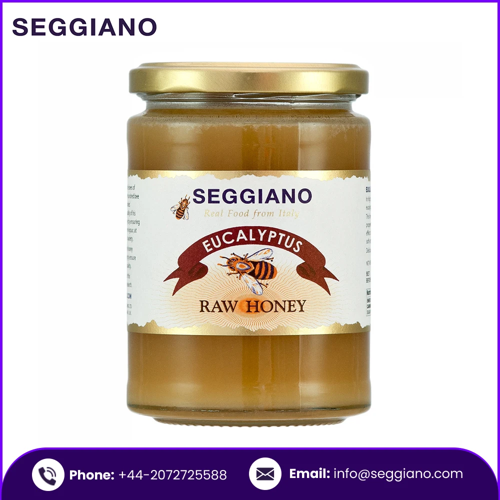 Wholesale Bulk Supply 100% Pure Seggiano Eucalyptus Raw Honey 500g