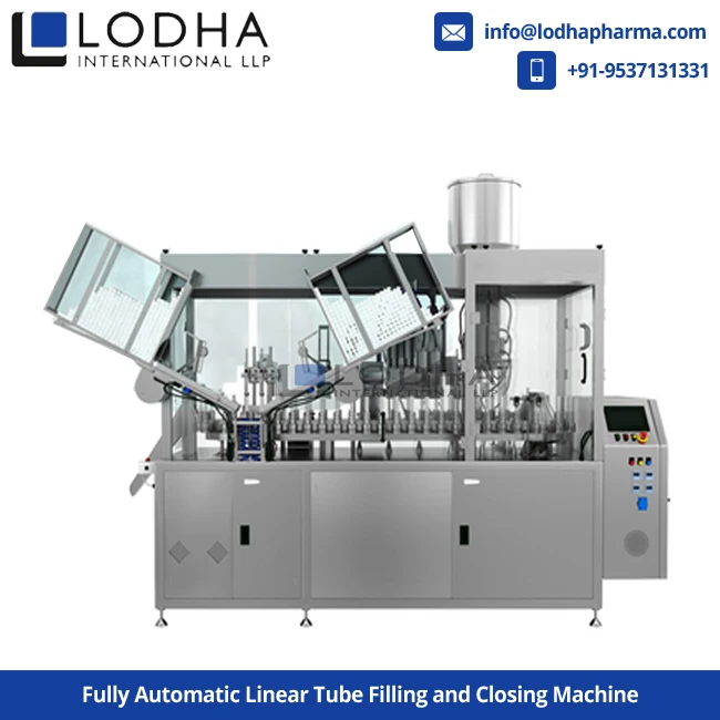 Soft Plastic Tube Filling Machine Semi Automatic Model for Ointment Filling