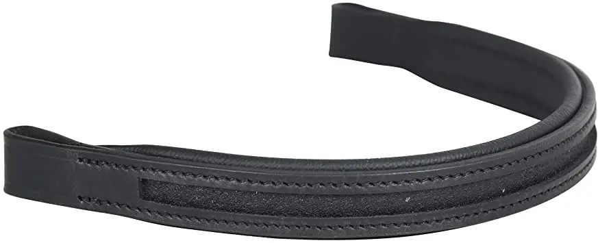 Customized Size Shape Plain Empty Channel Leather Browband