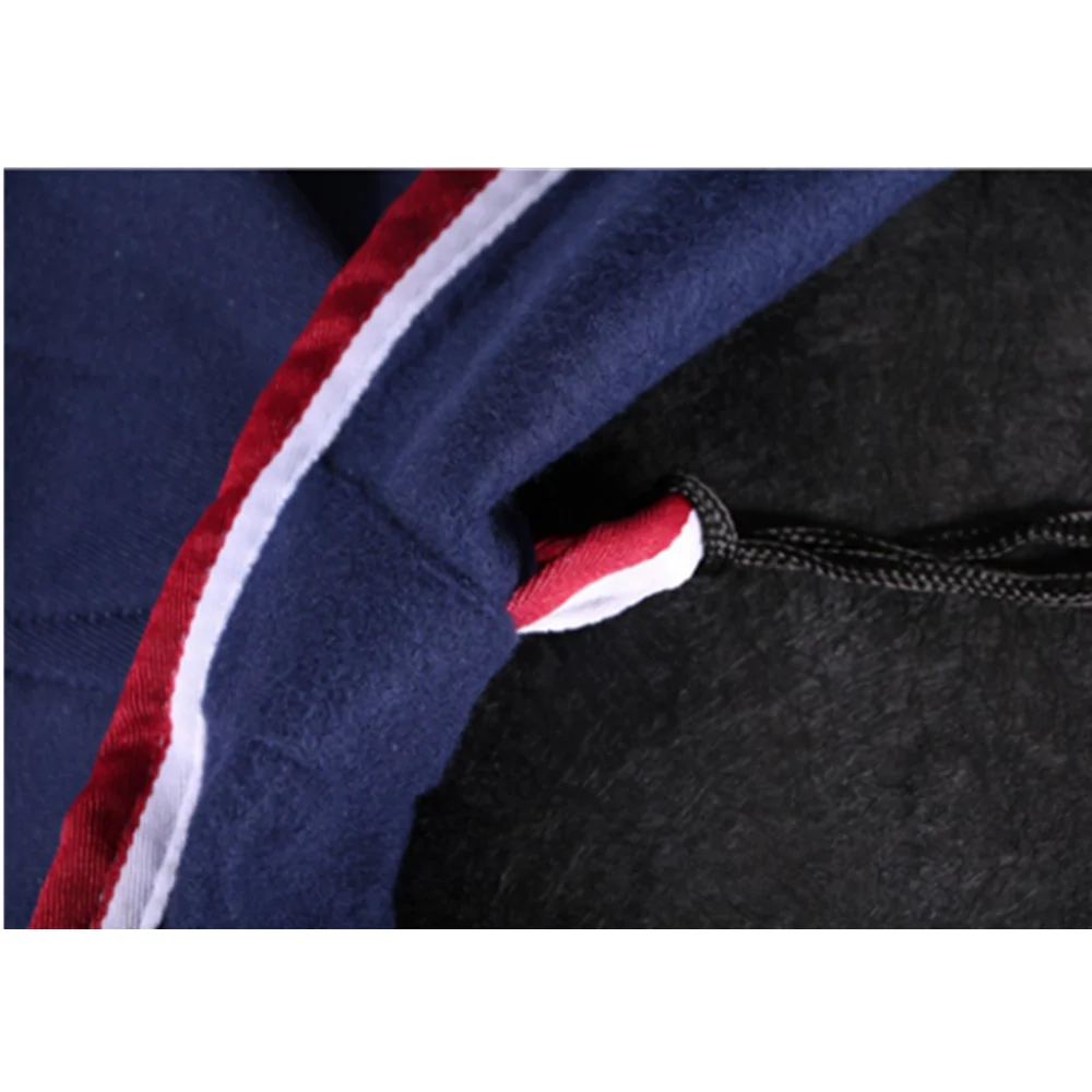 Wholesale High Quality Custom Navy Horse Polar fleece rug Breathable horse fleece show rug horse rugs blanket