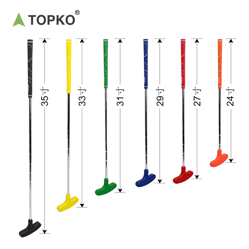 Topko Golf Mini Putters Double Side Kids Rubber Putter Golf Club Mini Putter Clubs For Kids & Adults Mini Golf Set