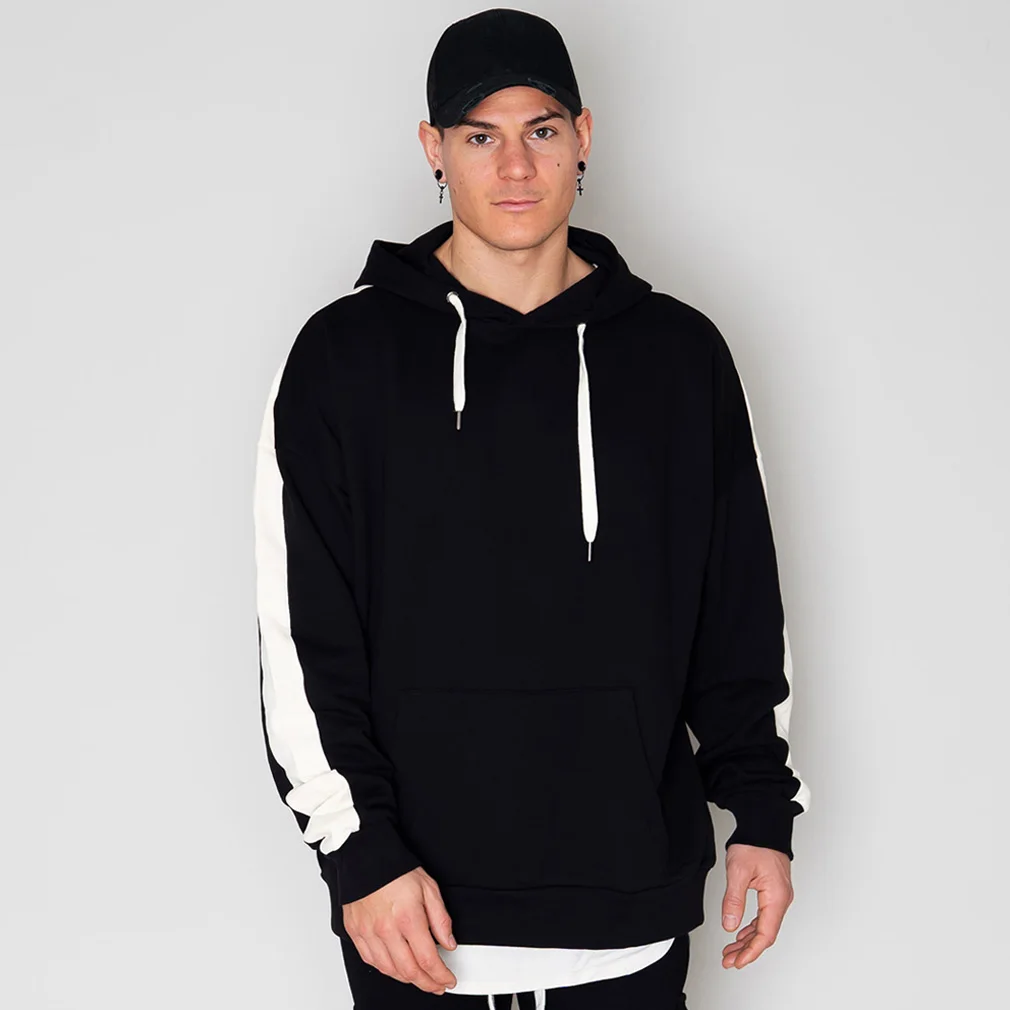 Latest design men peach color Pullover Hoodies | Custom color hoodies 2023 wholesale sets for men