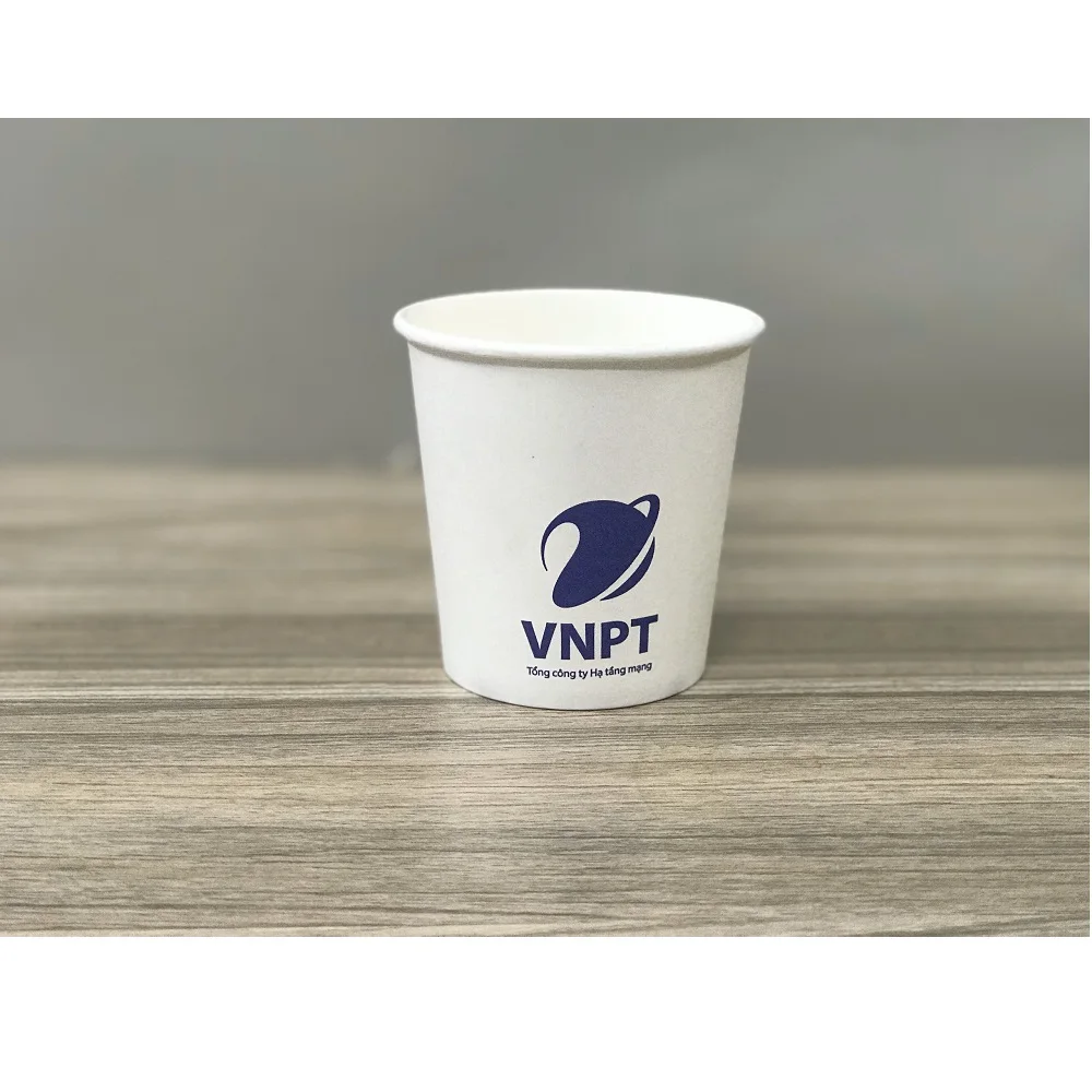Wholesale Price Customized printed Craft Paper single wall Disposable paper cup coffee paper cup For Beverage From Vietnam