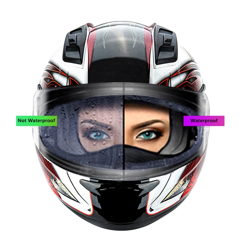  Шлем Casco Para Motocicleta непромокаемый прозрачный козырек защитная пленка аксессуар для