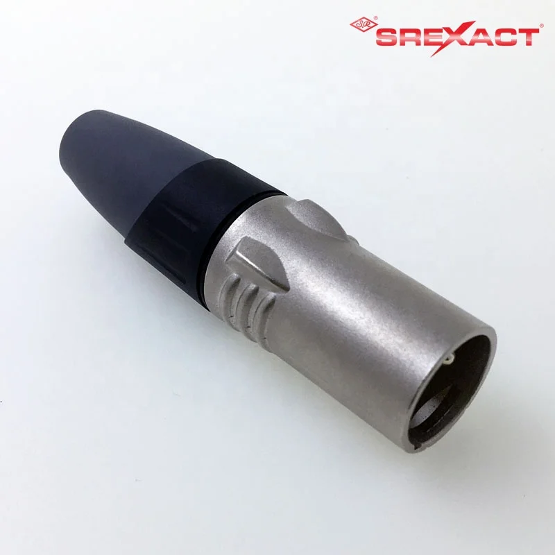 Audio 3pin connector balanced xlr plug