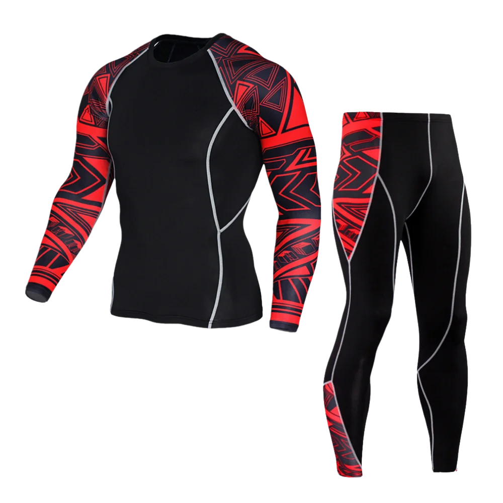 Long Sleeve Mens Rashguard Quick-dry Underwear Compression BJJ Rush Guard for Workout Sports Gym