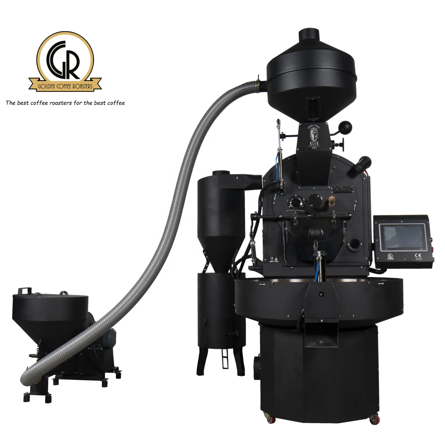 GR20 Golden Cocoa Roaster Commercial 20KG Batch Capacity Industrial Cocoa Roaster Machine LPG/Propan/Natural Gas Heating Source