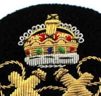 Custom Made Anchor Embroidered Patch Handmade Brass Crest Badge Tactical Security Scout Uniform Badges Personalized Supplier