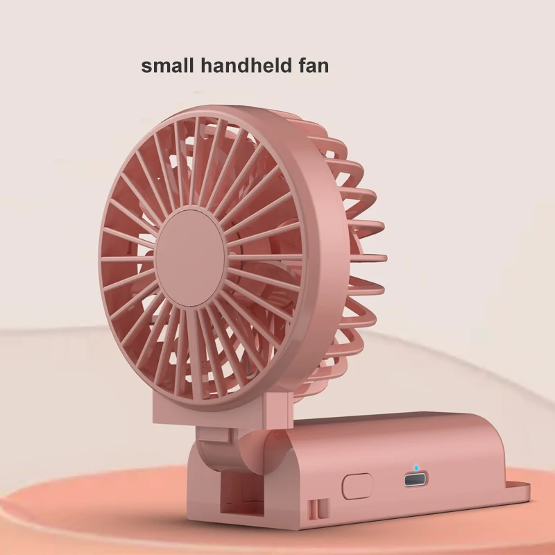 Newest model Customizable USB Portable Mini Rechargeable  Low Voltage Handy Fan mini potable folding fan