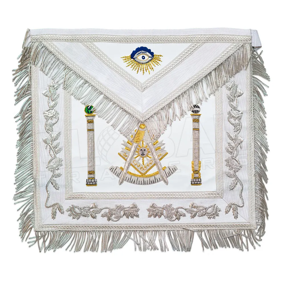 Бархатный фартук с вышивкой Masonic Regalia фартуки для офицера масонской домики