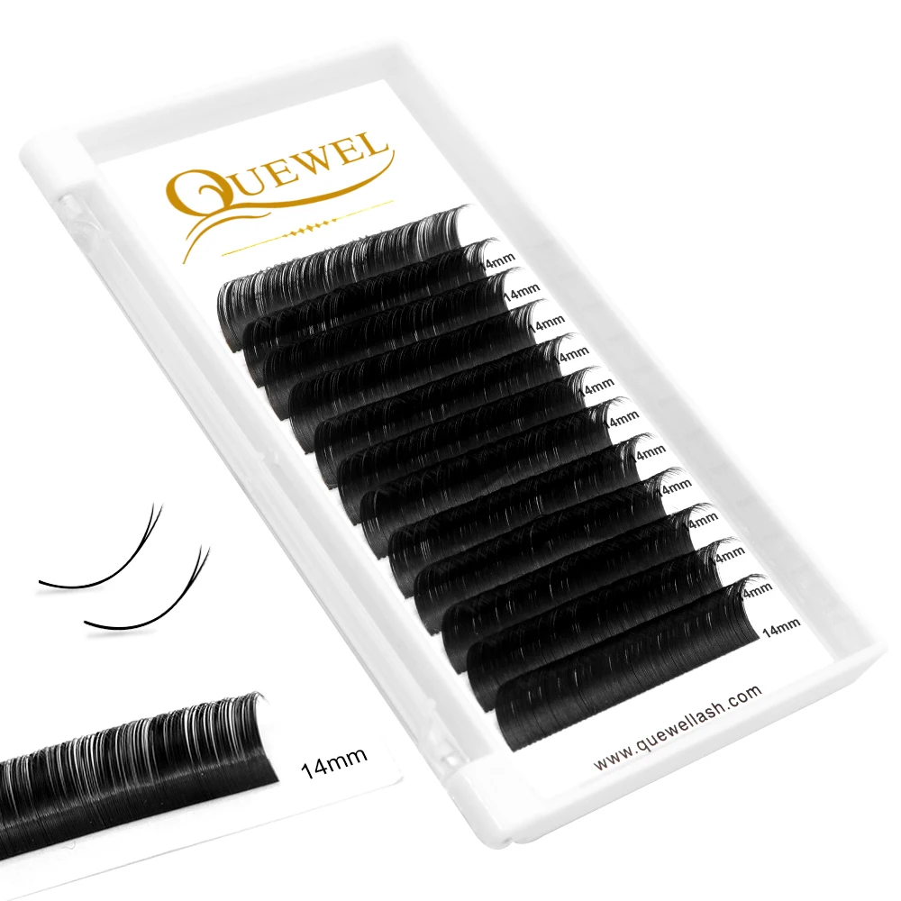 Ellipse Lash Extensions 100% Handmade New Matte Flat Lash Split Flat Eyelash Extension