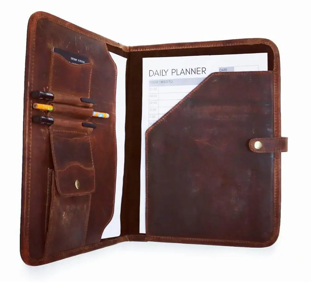 Newest Trending Vintage Handmade 13inch 15inch Genuine Buffalo Leather Laptop Case Low Price Laptop Cover Organizer Computer