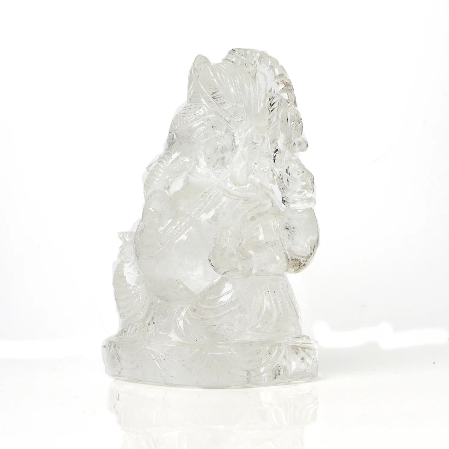 Natural Crystal Hand Carved Ganesh Idol For Home Decor Red Jasper Ganesha Figurine Home Decor Statue