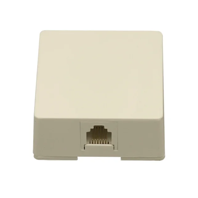 Лидер продаж, телефонные аксессуары, Однопортовый модульный поверхностный разъем RJ11/RJ12