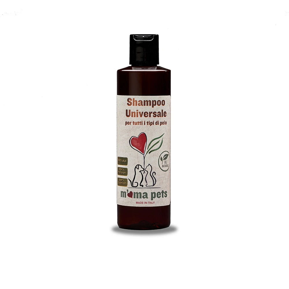 Universal Shampoo for Dogs and Cats Ml. 250 Pet Cleaning & Grooming Products SLS Free - Paraben Free - Dye Free - Alcohol Free