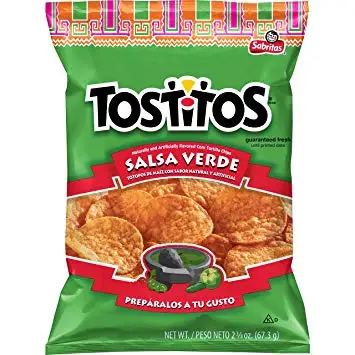 
Tortilla Chips TOSTITOS SABRITAS Salsa Verde 