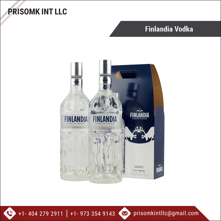 Leading Supplier of Best Quality Hot Selling 40% Alcohol Content Finlandia Vodka Alcoholic Beverage Vodka