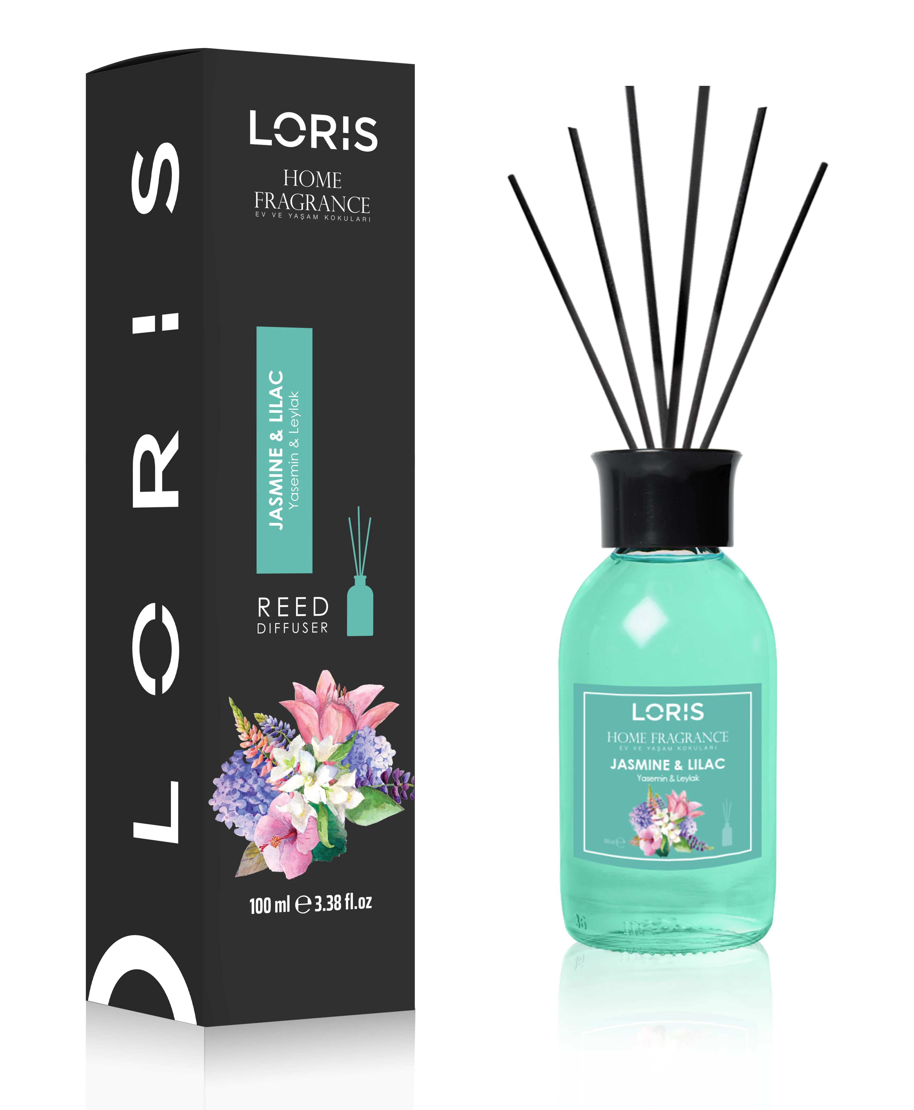 Освежитель воздуха с пружинным аромадиффузором LORIS 100 мл