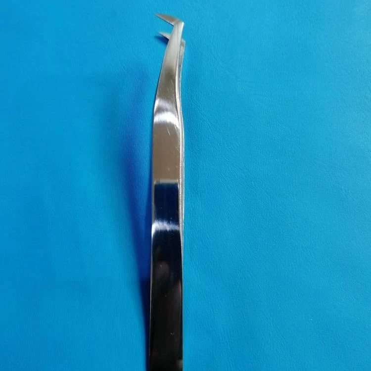 
Professional Complete High Precision Eyelash Extension Tweezer With Sand Blasted Tweezer Silver Colors 