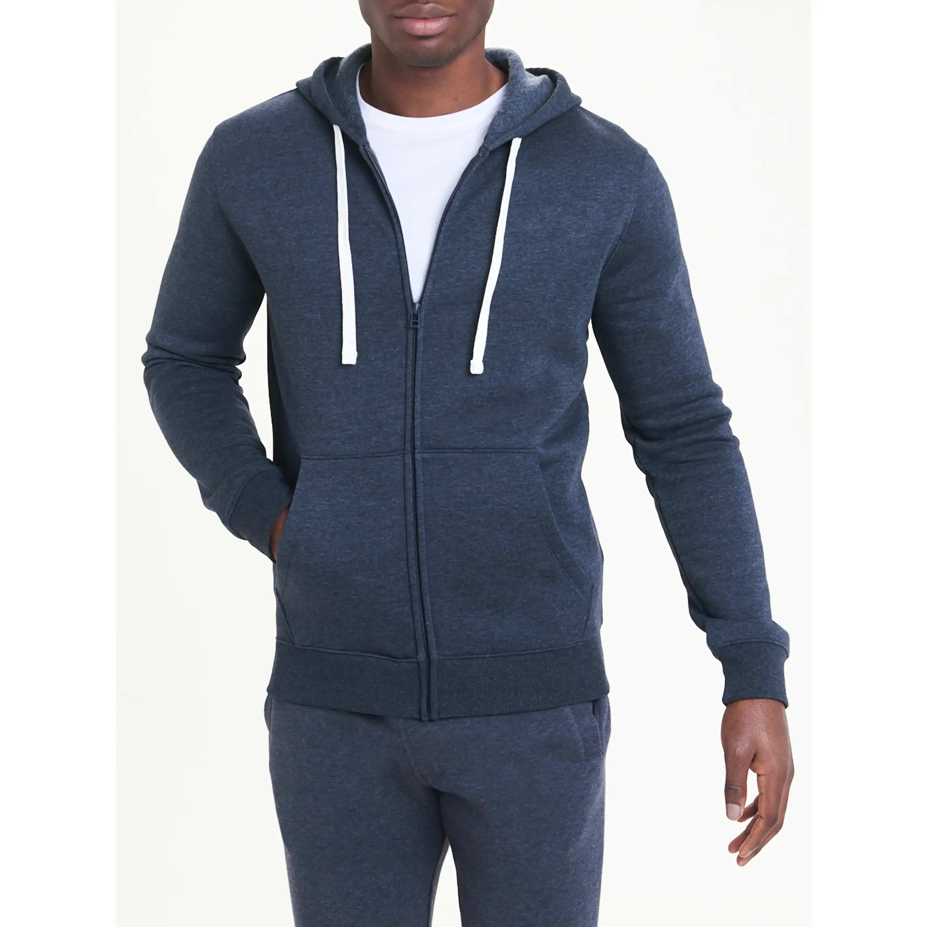 Men Long Sleeve Zipper Hoodies Custom Casual Winter Men Hoodies Sweatshirt