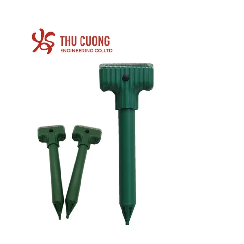 Solar Powered Mole Gopher Rodent Repellent customized logo Non-toxic Humane Rechargeable Battery Outdoor Sonic Pest Control