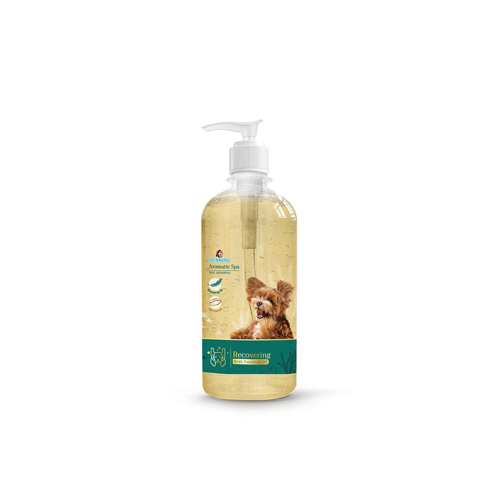 Top Selling Manufacturing Price of BEARING Aromatic Spa Dog Shampoo Relaxing with Essential Oil 450ml for your Happy Dogs