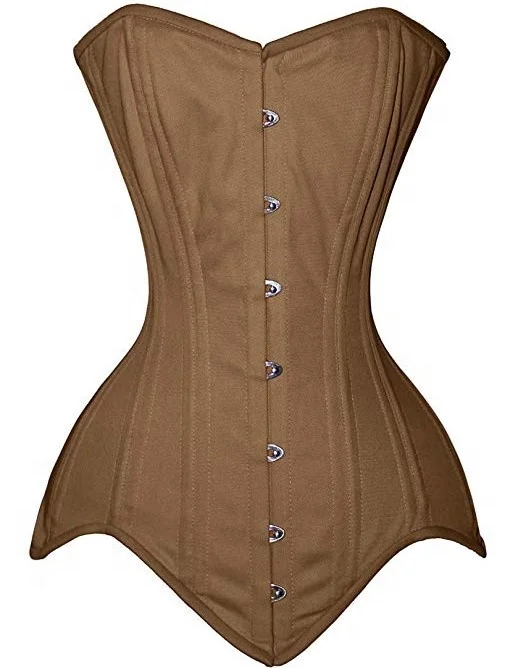 
Винтажный Готический шоколадно-коричневый корсет, костюм Виктория, шейпер, наряд/корсеты и бюстье со стальными косточками 