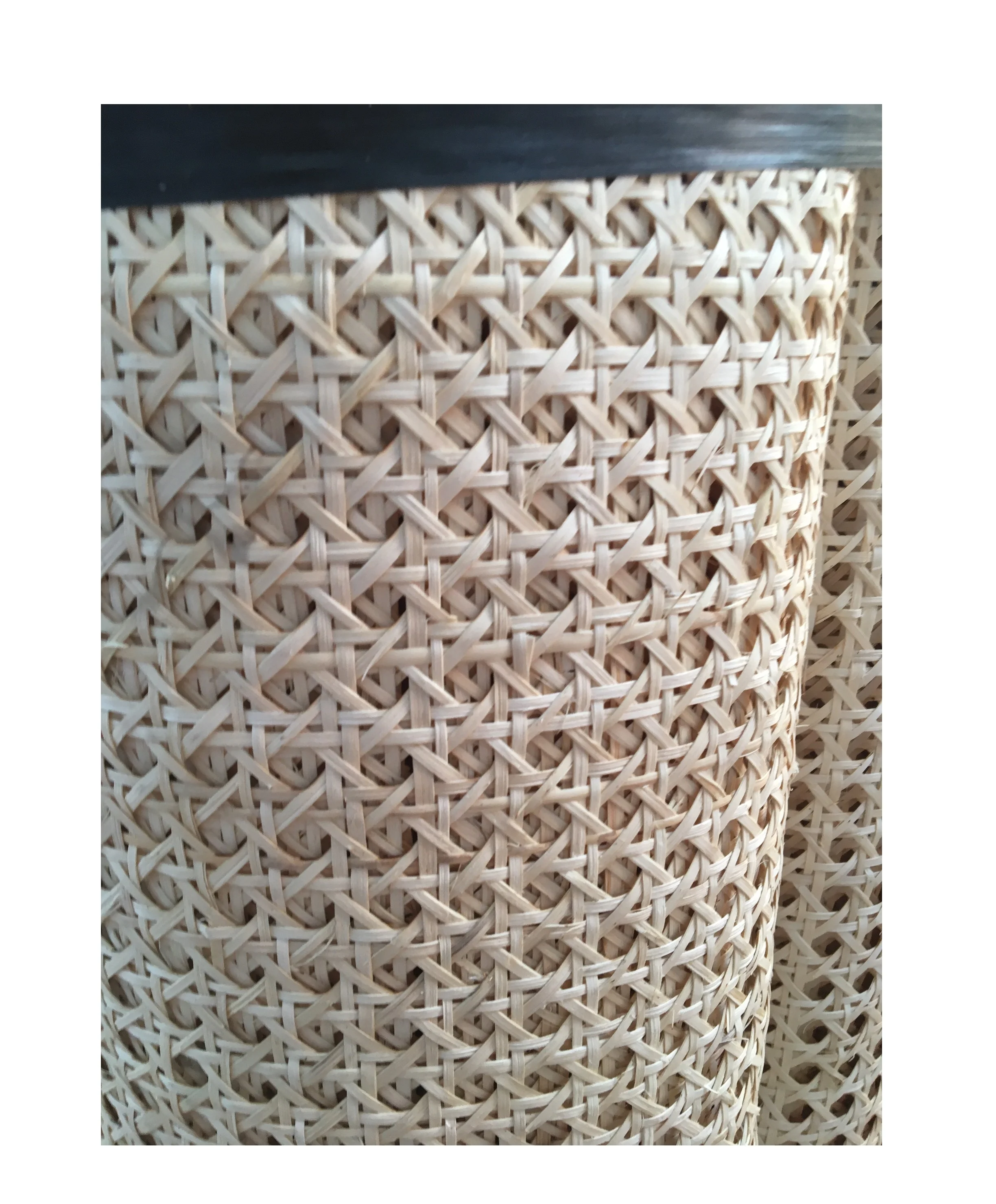 Factory High Quality Natural Mesh Rattan Cane Webbing Roll Woven Bleached Rattan Webbing Cane Material For Furniture