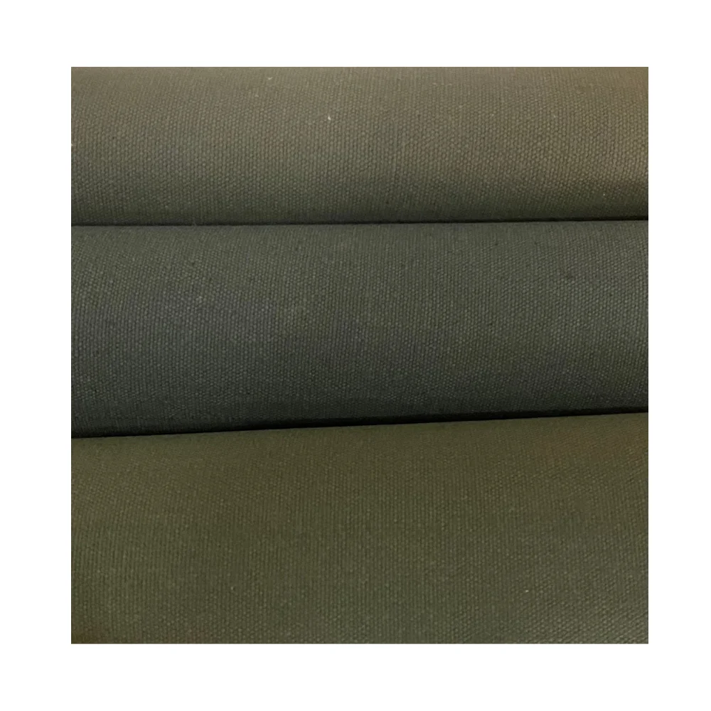 100% Cotton Dyed Canvas Fabric for Tents Tarpaulins Umbrella Sidewalls Shoes Bags Clothes Customize Colour Quality Waterproof