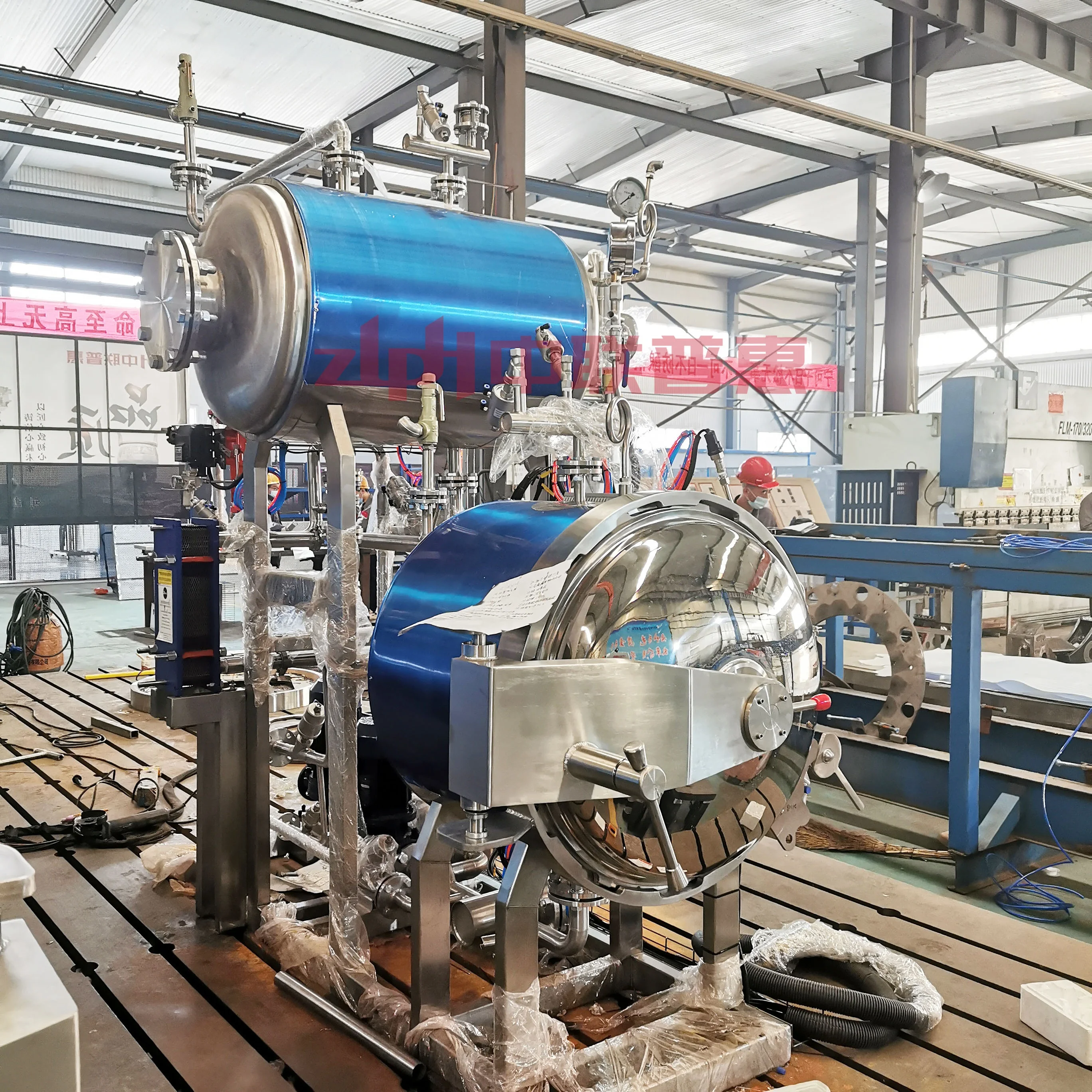 Market Popular Laboratory Glass  Retort Autoclave Industrial  HPP Machine  For New Food/Beverage Products Development Testing