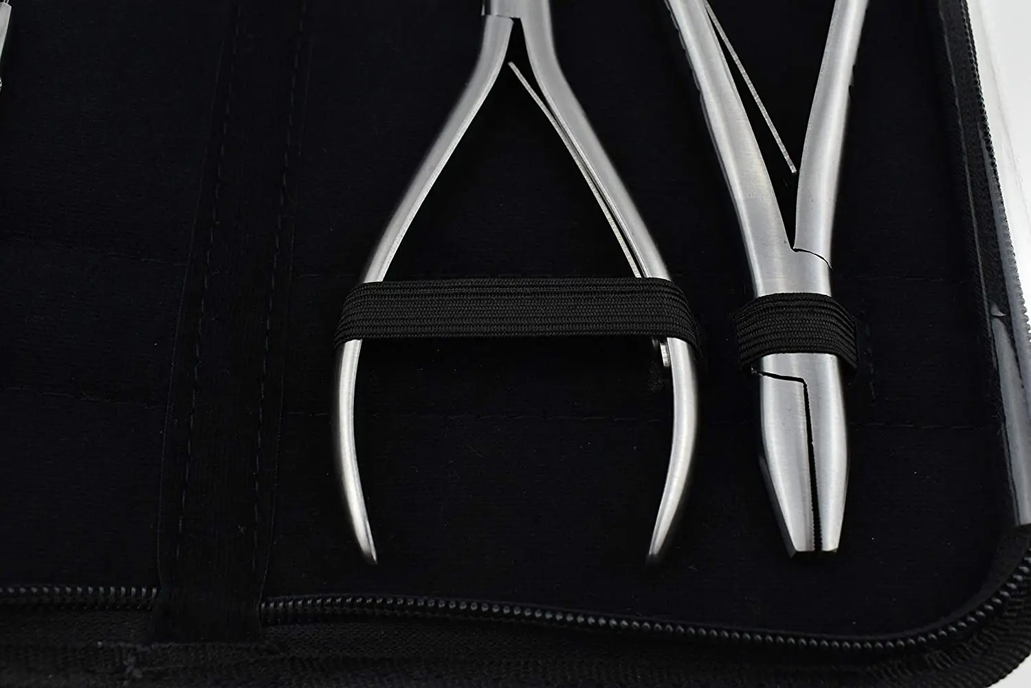 hair extensions tools fitting & removal pliers kit micro ring loop & pulling needles