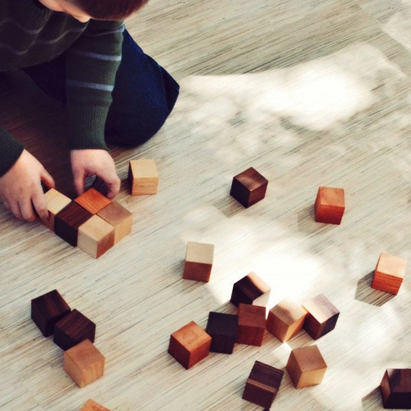 OEM - ODM Wood Block Set Building For Toddler Toy 6 Months 1 2 Years Old Boys Girls Safe Toys for Kids - Made in Vietnam