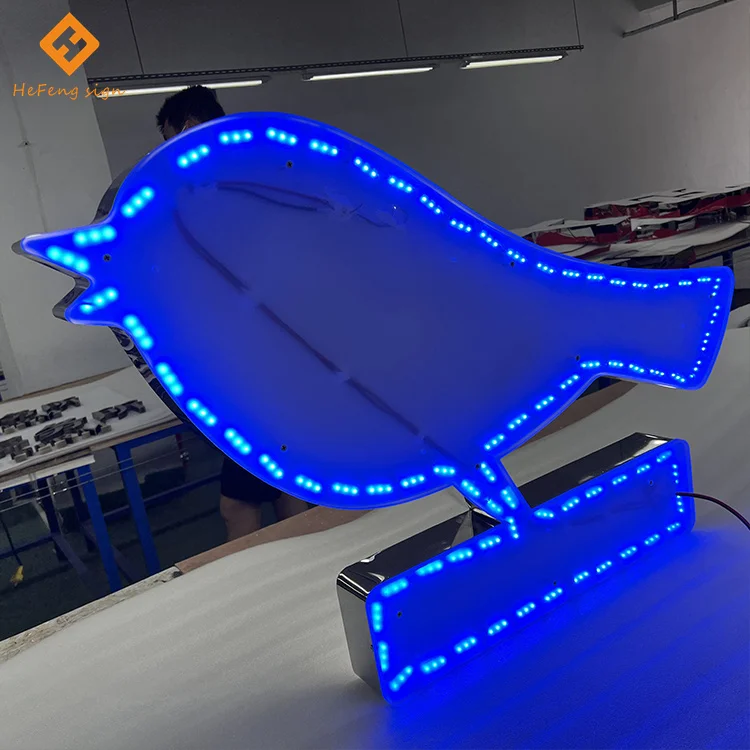 Сделанный на заказ 3D светодиодный акриловый знак из