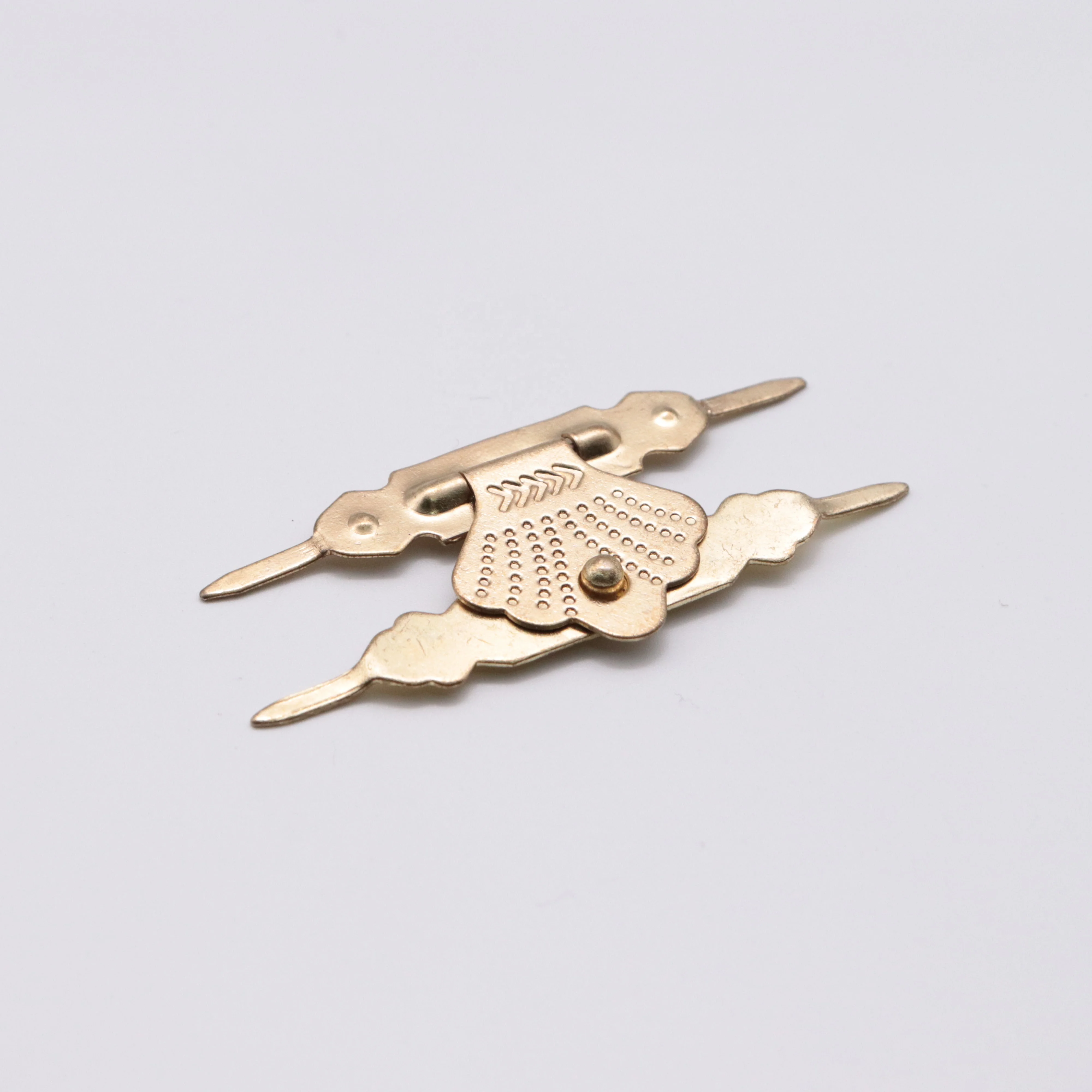 Wooden packaging jewelry box parts drawer fixed buckle leather bag metal accessories/handbag decorative hardware